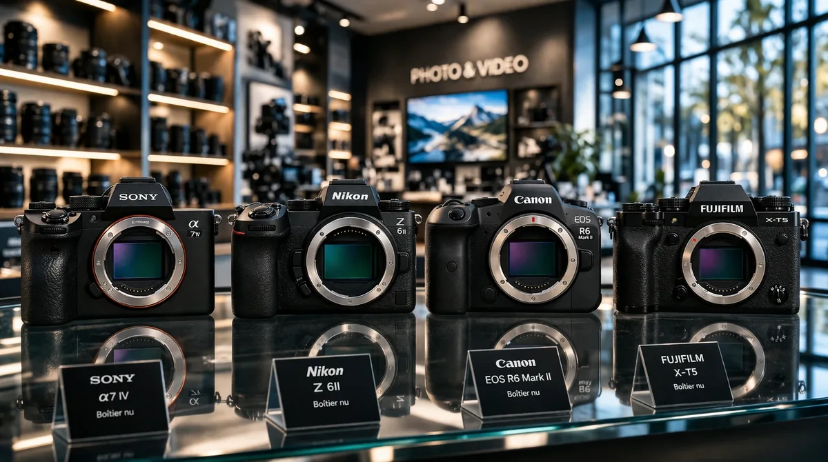 Canon, Sony, Nikon, Fujifilm — boîtiers plein format